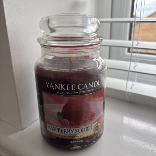 Yankee candle raspberry - candle,