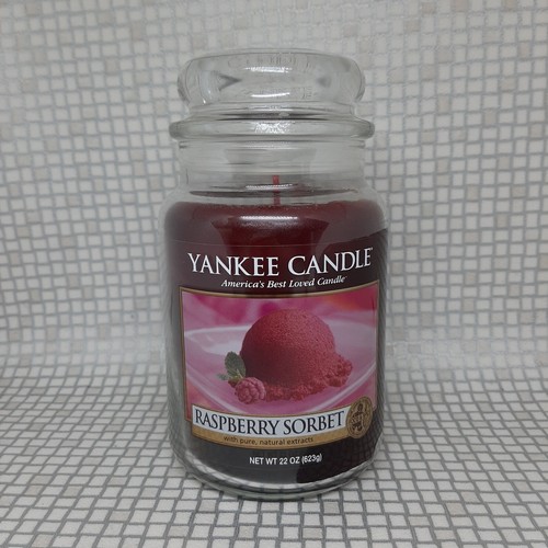 Yankee candle raspberry - raspberry, sorbet